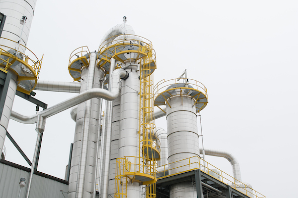 An ethanol plant
