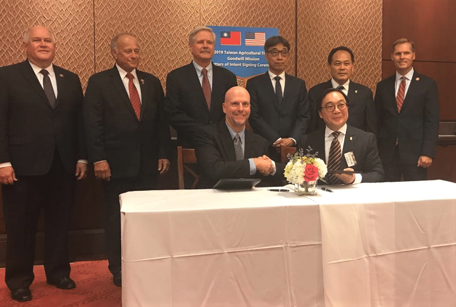 Signing of Goodwill Mission Taiwan
